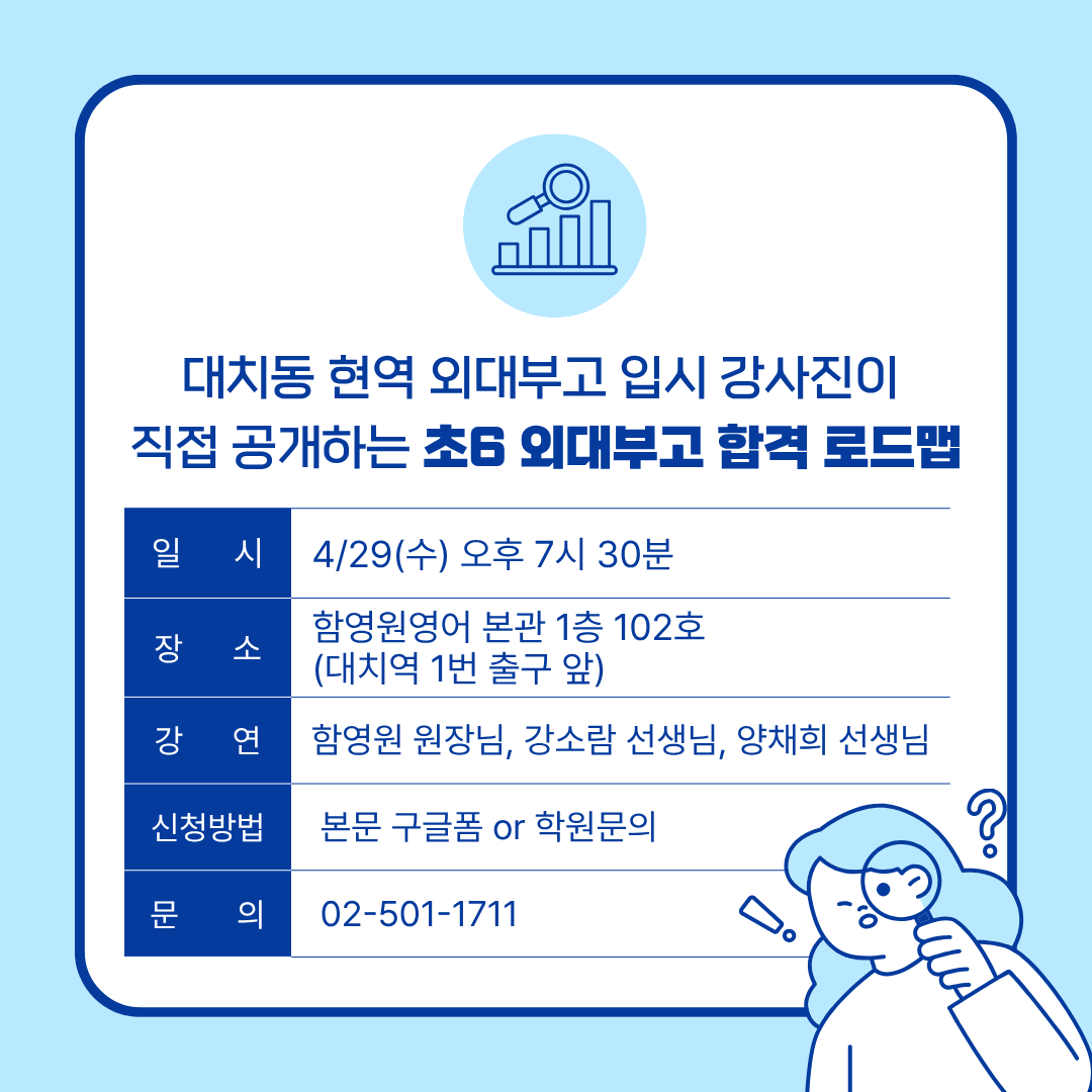 대치동 외대부고입시학원 함영원학원